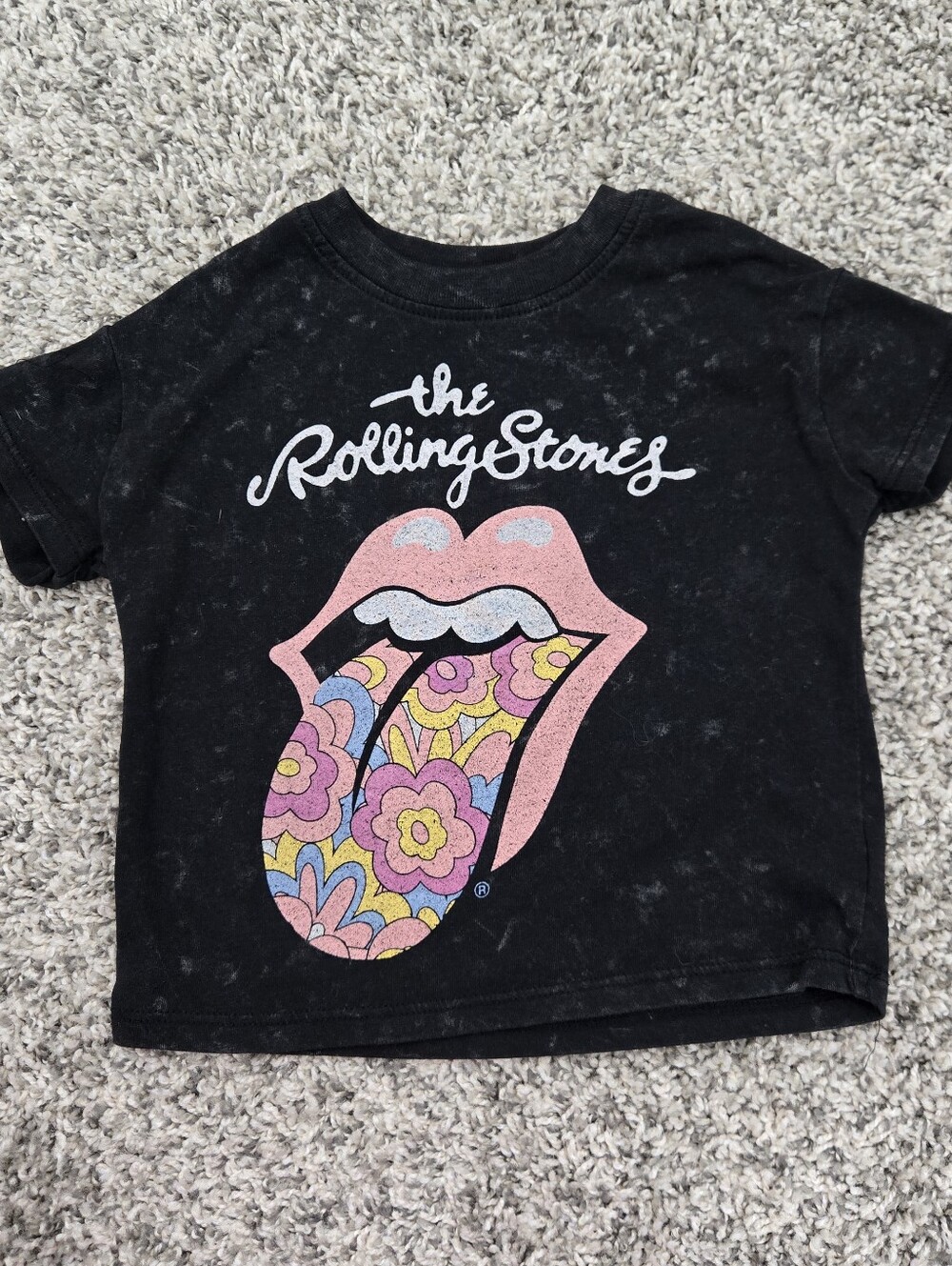 Acid Wash The Rolling Stones Graphic Tshirt